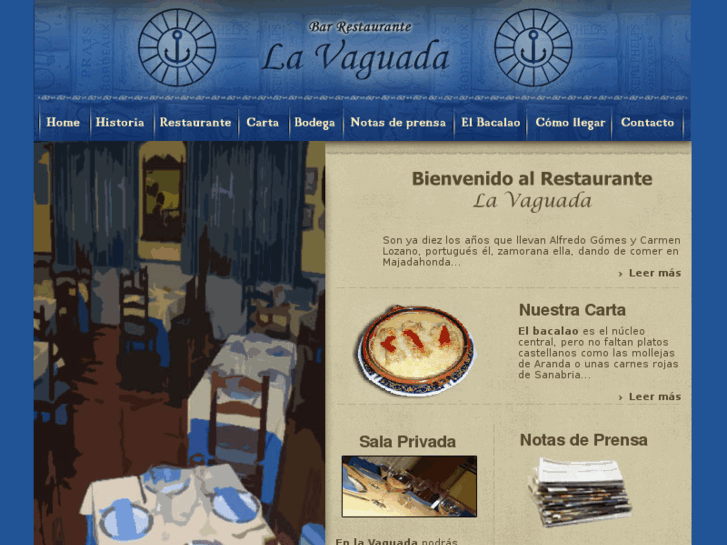 www.lavaguadarestaurante.com