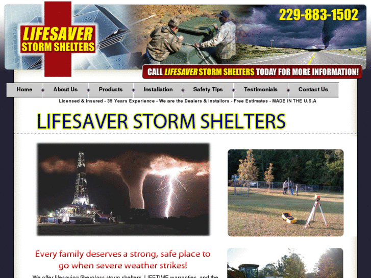 www.lifesaverstormsheltersga.com