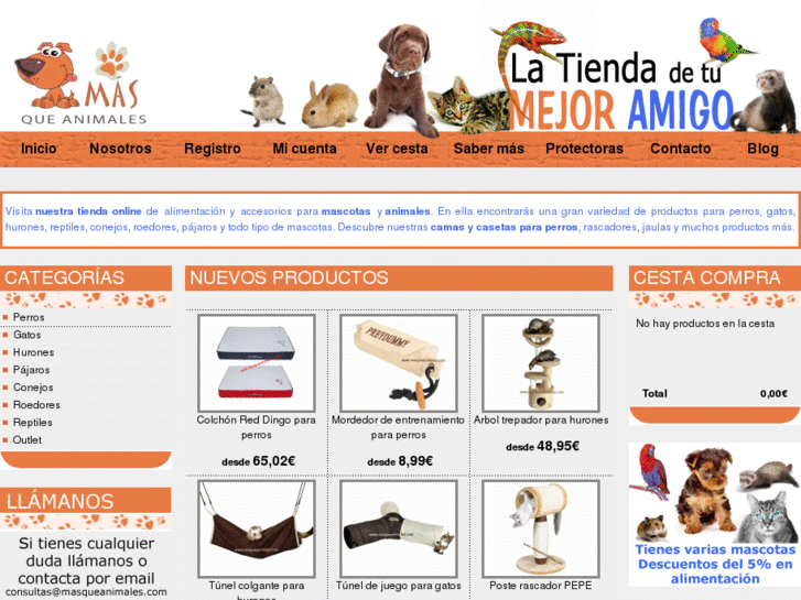 www.masqueanimales.es