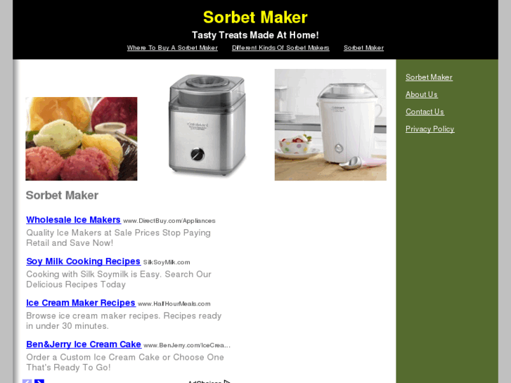 www.sorbetmaker.net