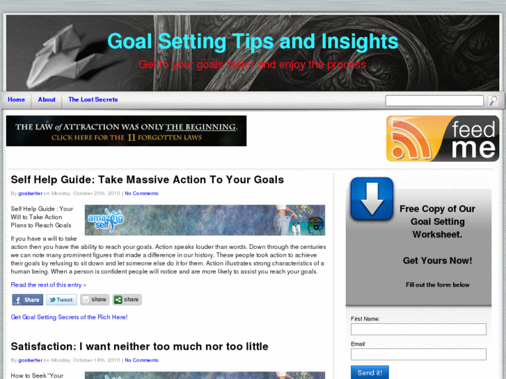 www.thegoalsettingworksheet.com