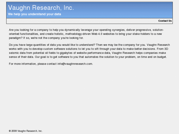 www.vaughnresearch.com