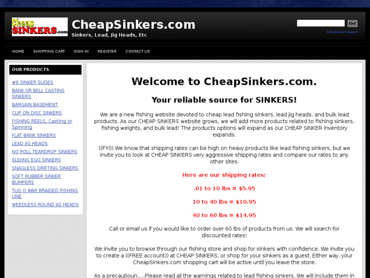 www.cheapsinkers.com