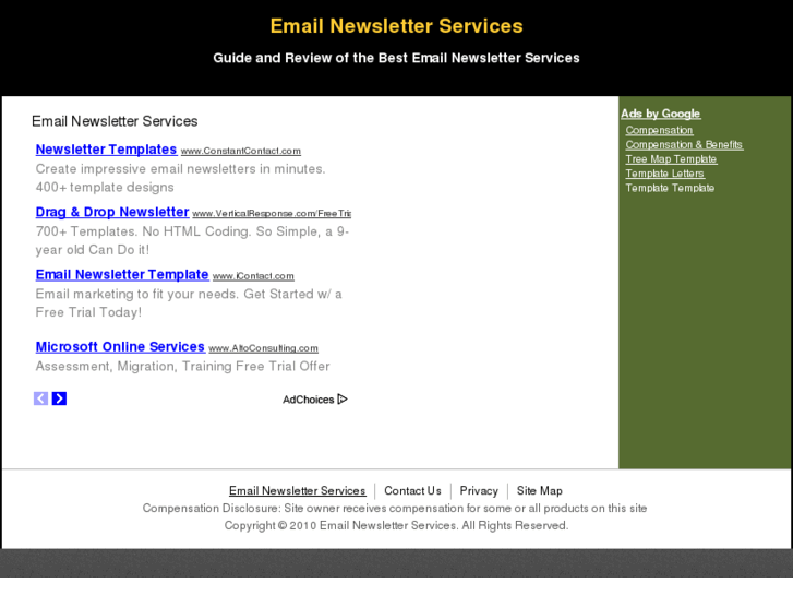 www.emailnewsletterservices.net