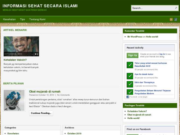 www.sehatislami.info