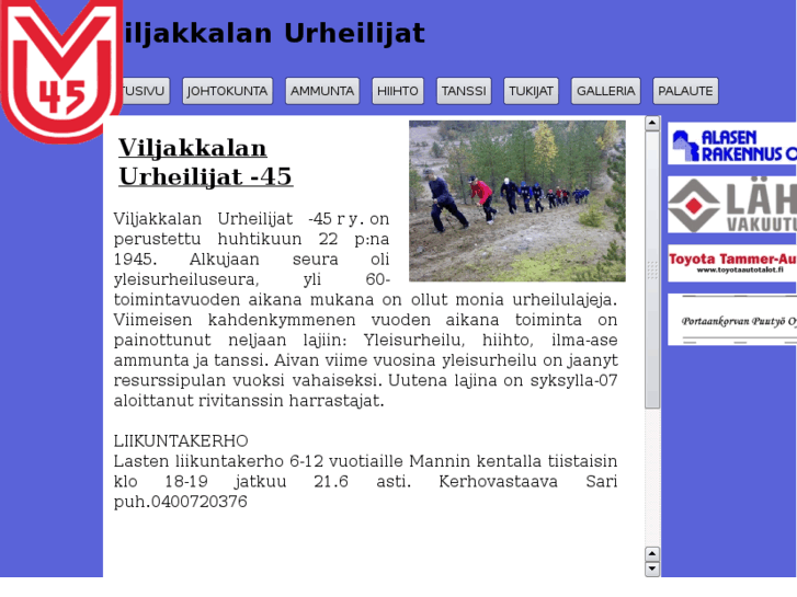 www.viljakkalanurheilijat.net