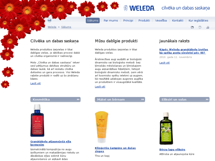 www.weleda.lv