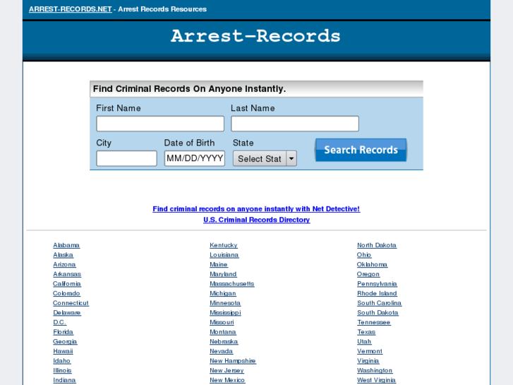 www.arrest-records.net