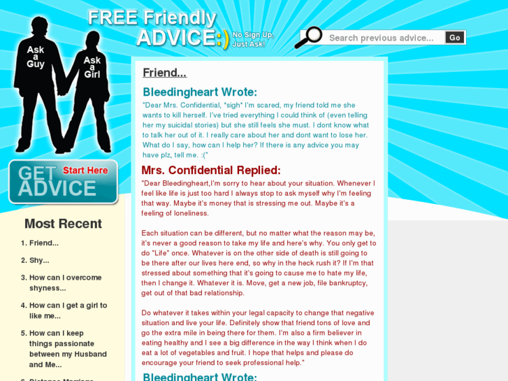 www.freefriendlyadvice.com