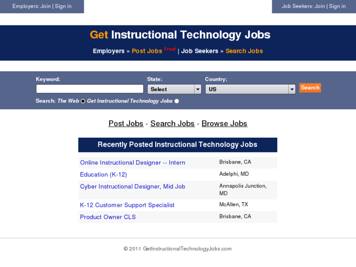 www.getinstructionaltechnologyjobs.com