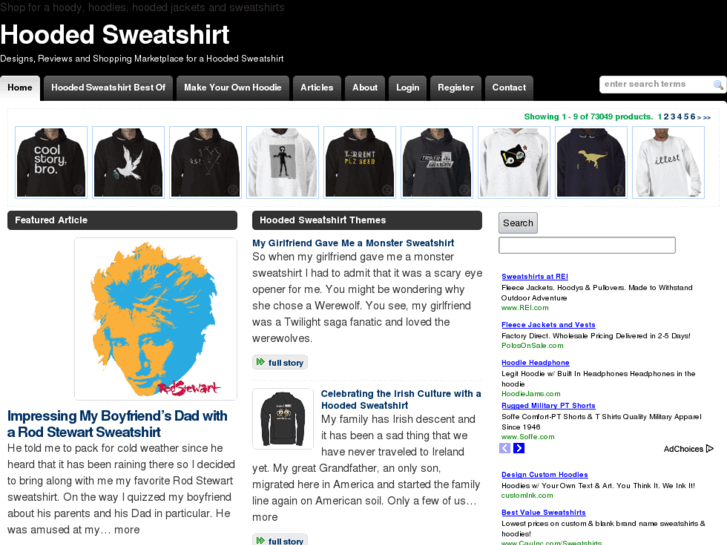 www.hoodedsweatshirtshirts.com