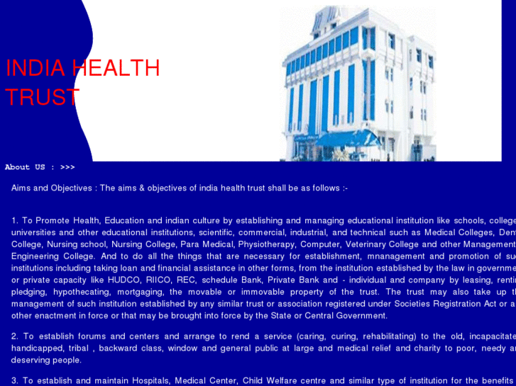 www.indiahealthtrust.com