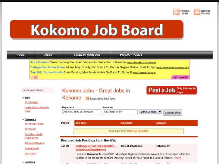 www.kokomojobs.net