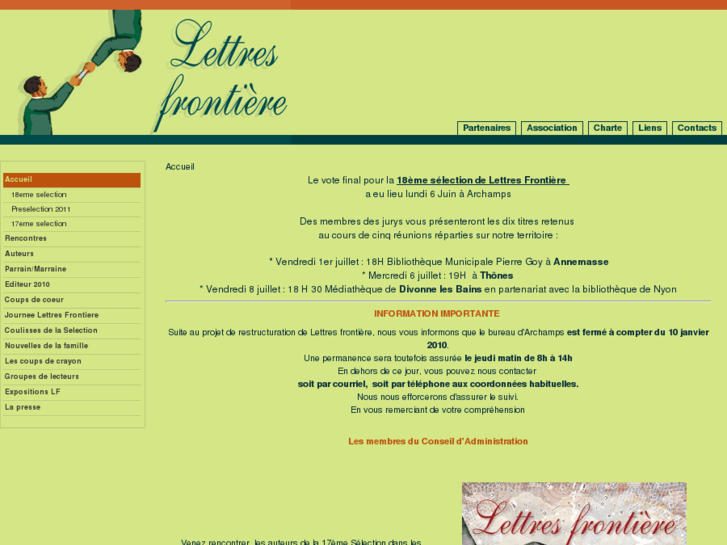 www.lettresfrontiere.net