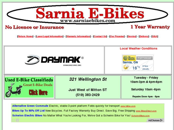 www.sarniaebikes.com