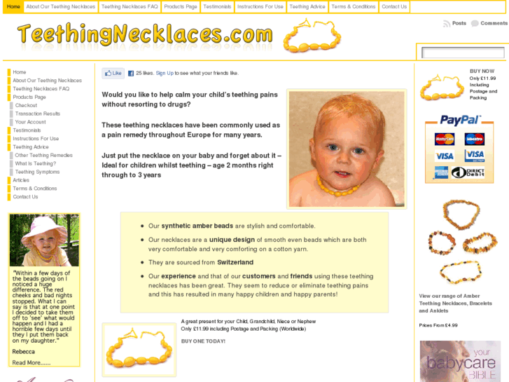 www.teethingnecklaces.com