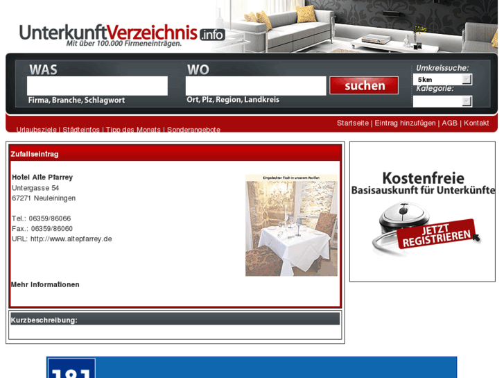 www.unterkunftverzeichnis.info