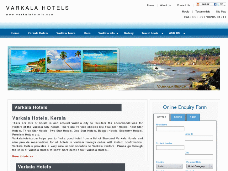 www.varkalahotels.com