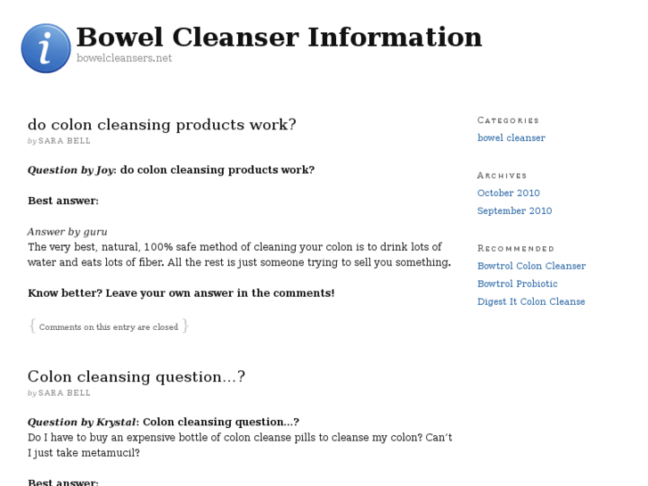 www.bowelcleansers.net