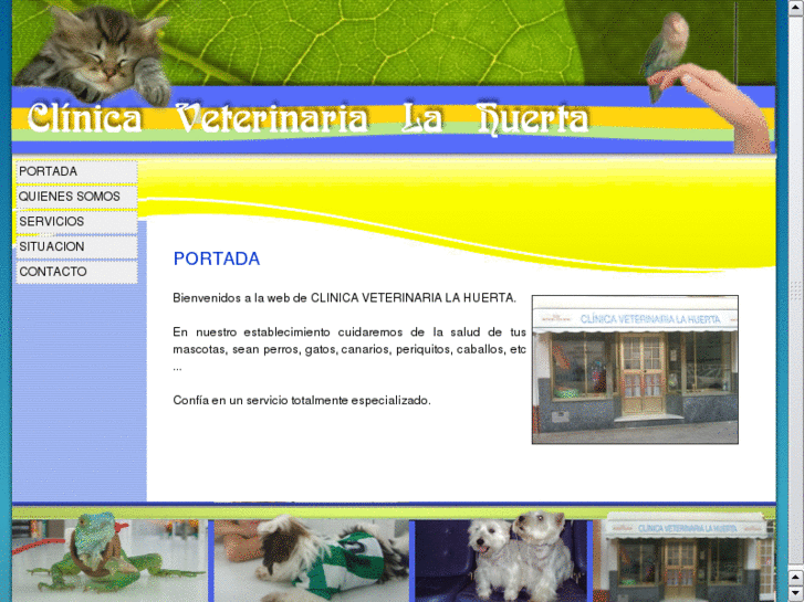 www.clinicaveterinarialahuerta.com