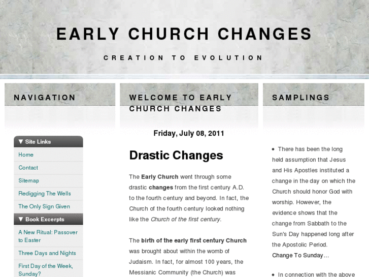 www.earlychurchchanges.com