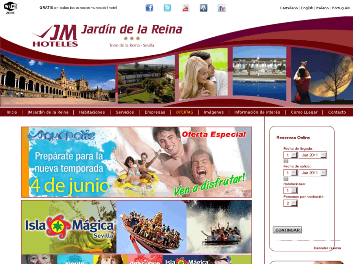 www.hoteljmjardindelareina.com