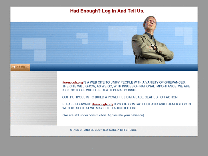 www.itsenough.org