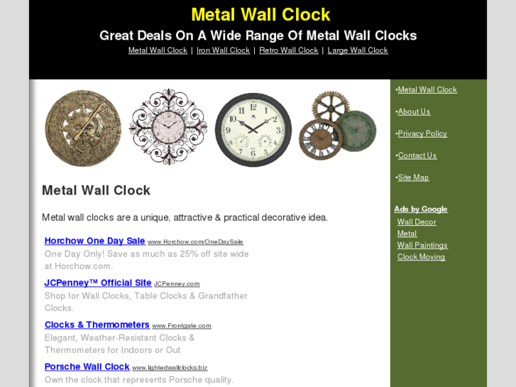 www.metalwallclock.org