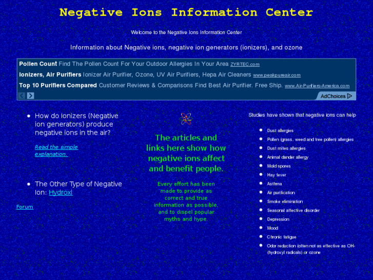 www.negativeionsinformationcenter.org