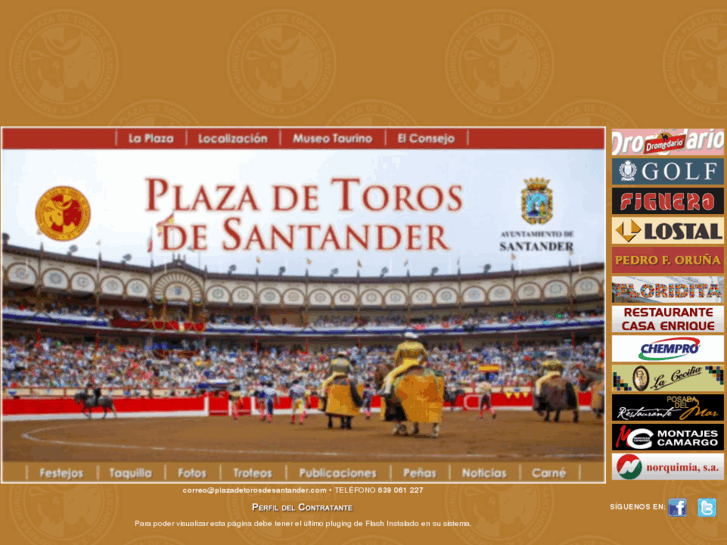 www.plazadetorosdesantander.com