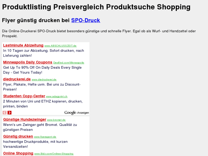 www.produktlisting.de