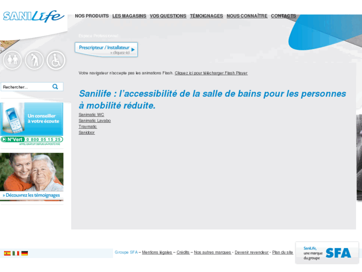 www.sanilife.fr