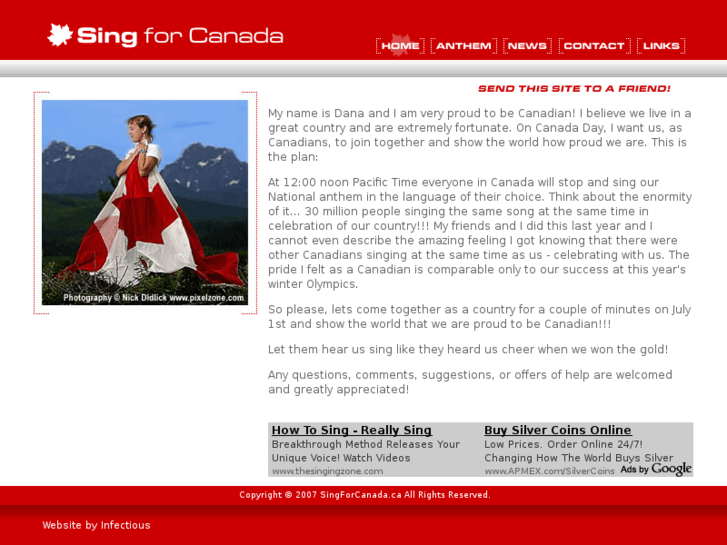 www.singforcanada.ca