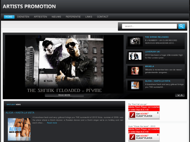 www.artists-promotion.com