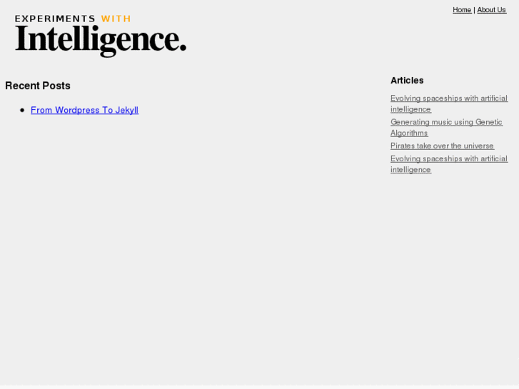 www.experimentswithintelligence.com