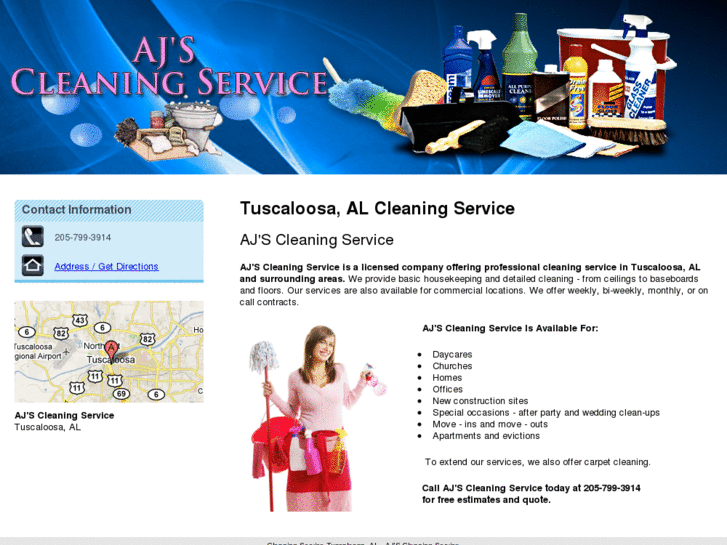 www.housekeepingandjanitorial-tuscaloosa.com