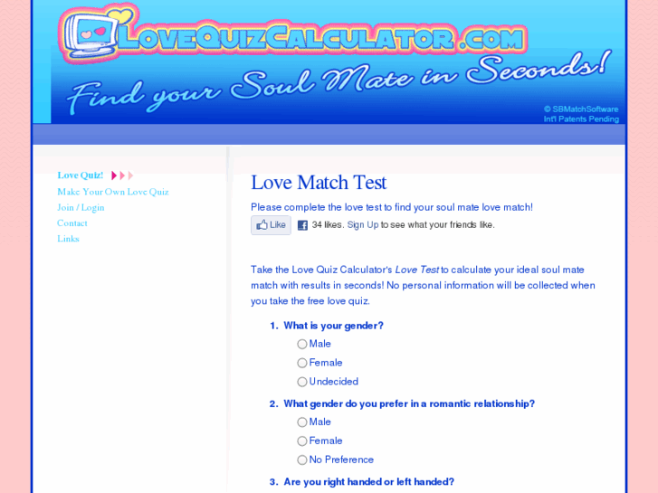 www.lovequizcalculator.com