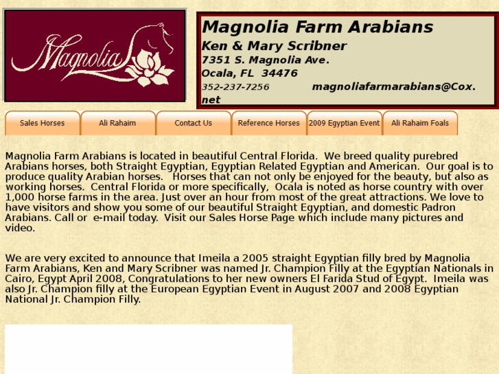 www.magnoliafarmarabians.com