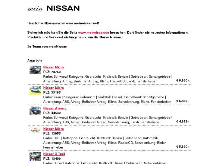 www.meinnissan.net