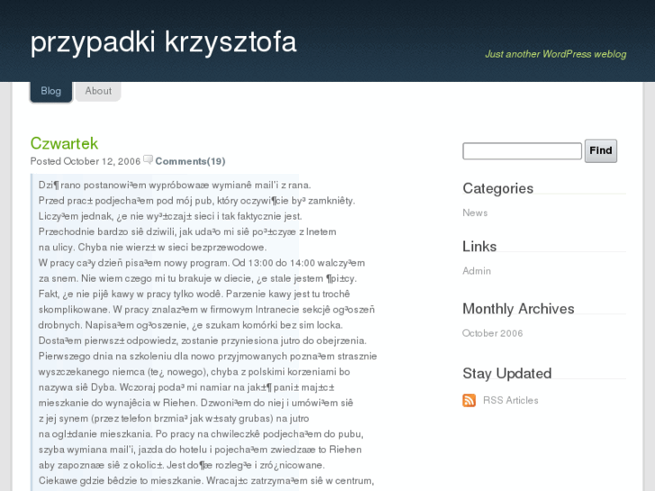 www.przypadki-krzysztofa.com