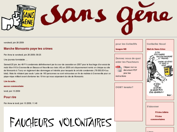 www.sans-gene.org