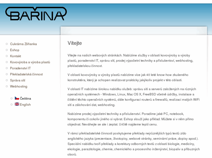 www.barina.cz