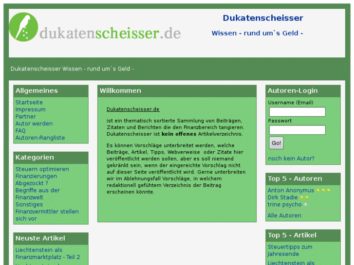 www.dukatenscheisser.de