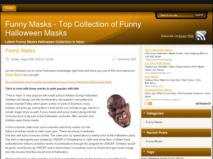 www.funnymasks.org