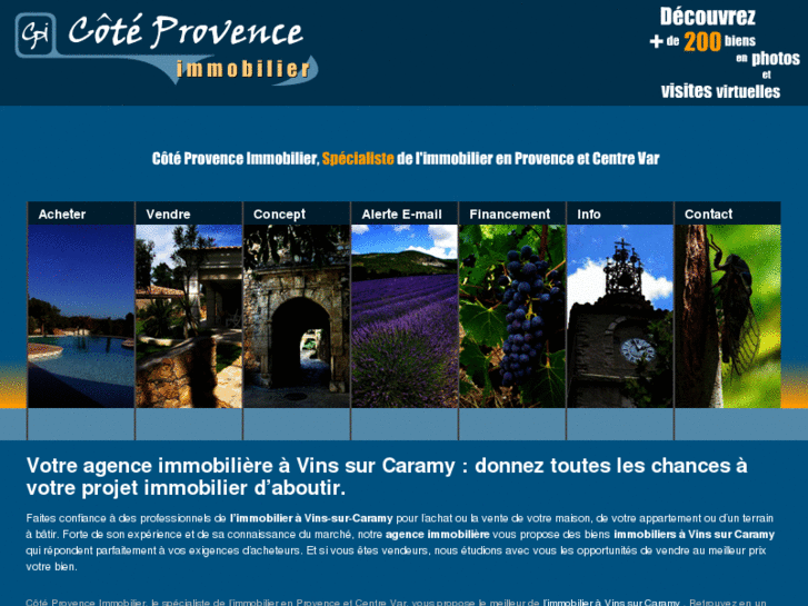 www.immobilier-vins-sur-caramy.com