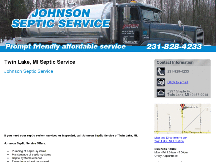 www.johnsonsepticservicetwinlake.com