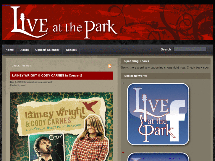 www.liveatthepark.org