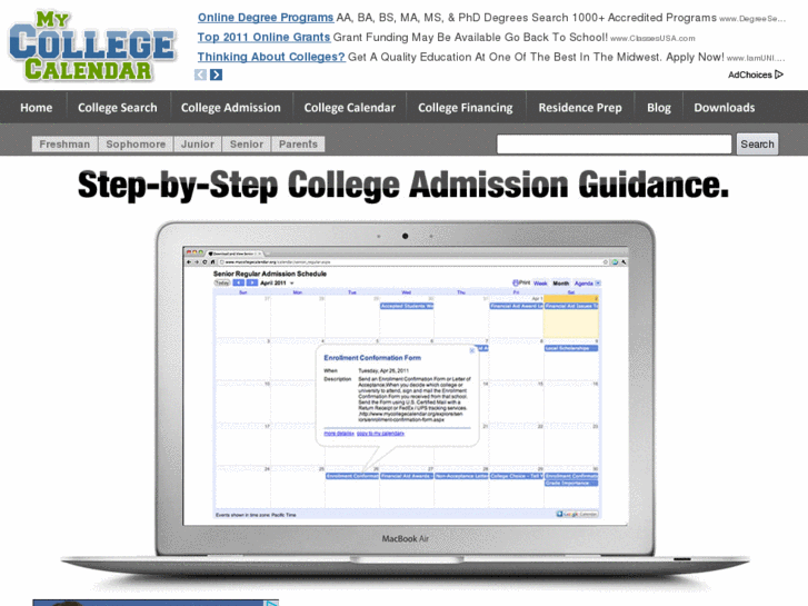 www.mycollegecalendar.org