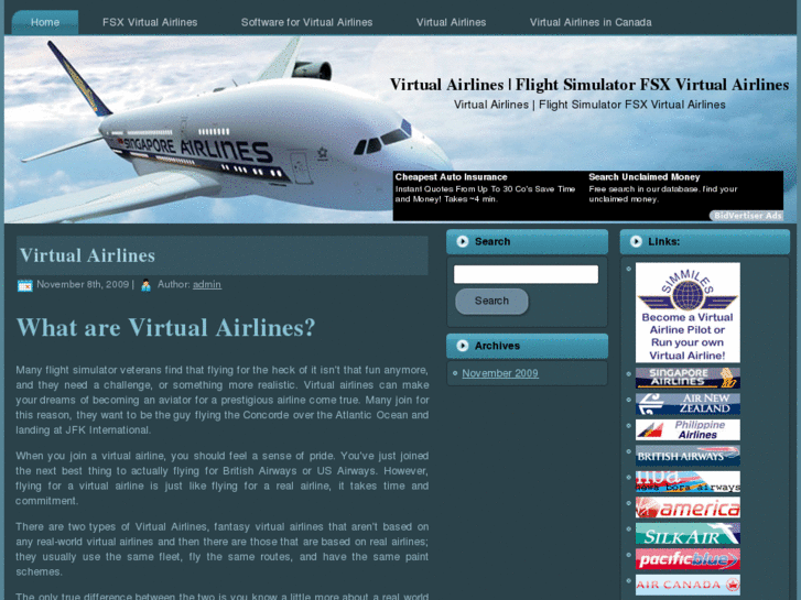 www.virtualairlines.biz