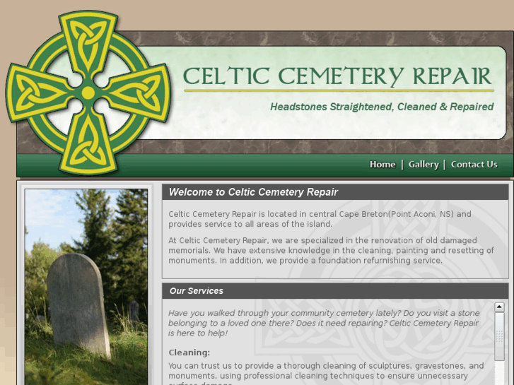 www.celticcemeteryrepair.com